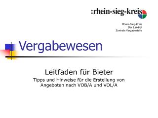 Vergabewesen