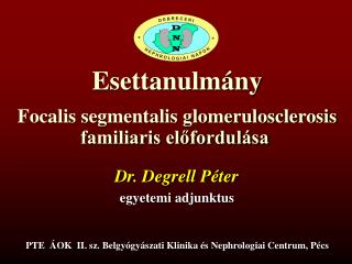Dr. Degrell Péter