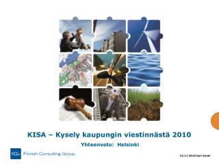 KISA – Kysely kaupungin viestinnästä 2010