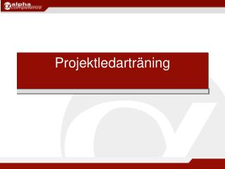 Projektledarträning