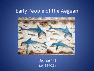 Early People of the Aegean