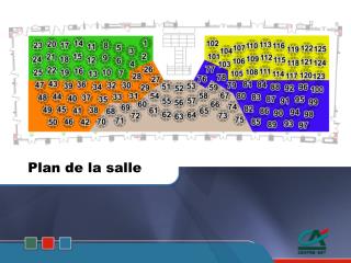 Plan de la salle