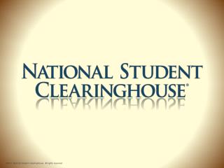 What is the Clearinghouse