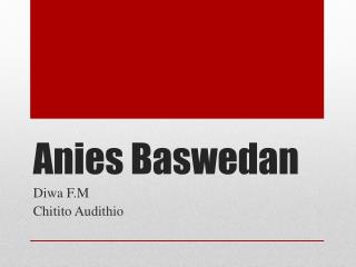 Anies Baswedan