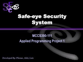Safe-eye Security System