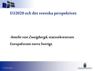 EU2020 och det svenska perspektivet