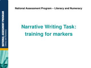 National Assessment Program – Literacy and Numeracy