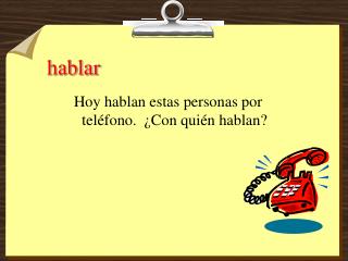 hablar