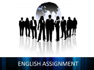 ENGLISH ASSIGNMENT
