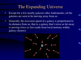 The Expanding Universe