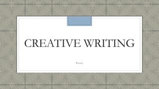 Creative Writing