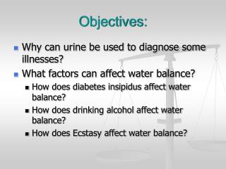 Objectives: