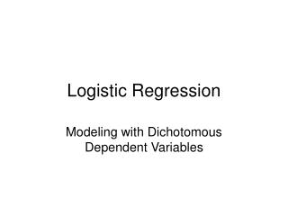 Logistic Regression