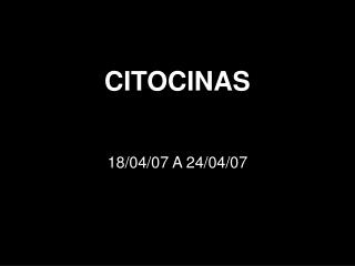 CITOCINAS