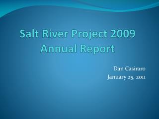 Salt River Project 2009 Annual Report