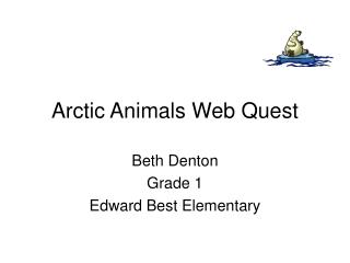 Arctic Animals Web Quest