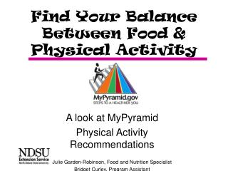 Find Your Balance Between Food & Physical Activity