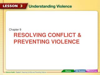 Resolving Conflict &amp; Preventing Violence