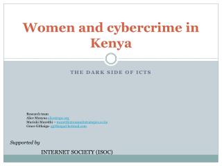 Women and cybercrime in Kenya