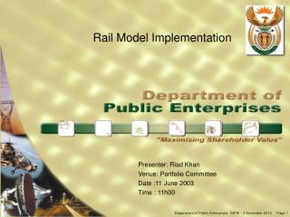 Rail Model Implementation