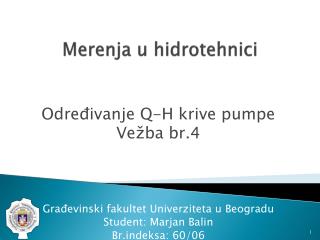 Merenja u hidrotehnici