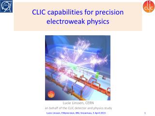 CLIC capabilities for precision electroweak physics