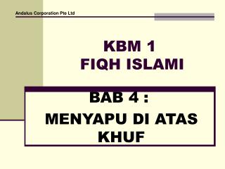 KBM 1 FIQH ISLAMI