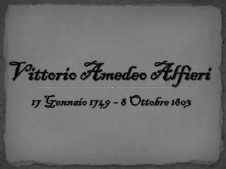 Vittorio Amedeo Alfieri