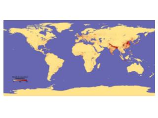 Population du monde par continent