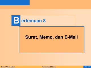 ertemuan 8