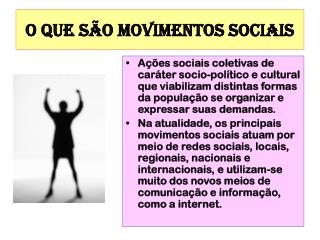 O QUE SÃO MOVIMENTOS SOCIAIS