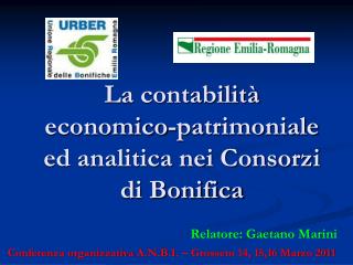 La contabilità economico-patrimoniale ed analitica nei Consorzi di Bonifica