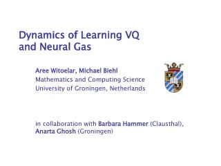 Dynamics of Learning VQ and Neural Gas