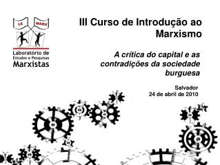 III Curso de Introdução ao Marxismo