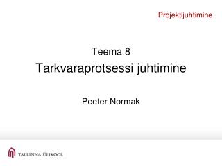 Projektijuhtimine