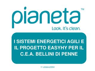 I SISTEMI ENERGETICI AGILI E IL PROGETTO EASYHY PER IL C.E.A. BELLINI DI PENNE