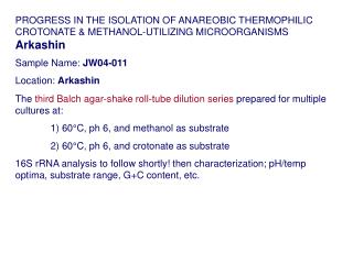 Sample Name: JW04-011 Location: Arkashin