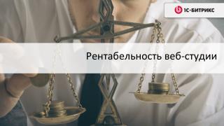 Рентабельность веб-студии