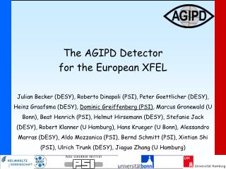 The AGIPD Detector for the European XFEL