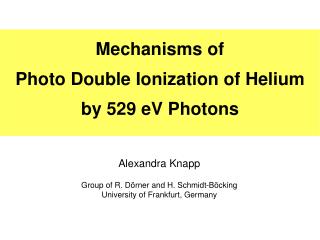 Mechanisms of Photo Double Ionization of Helium by 529 eV Photons