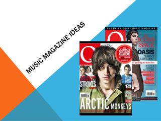 Music Magazine ideas