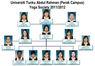 Universiti Tunku Abdul Rahman (Perak Campus) Yoga Society 2011/2012