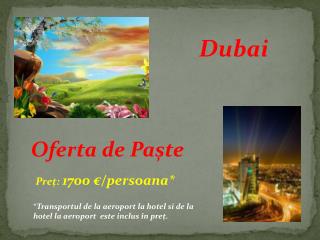 Oferta de Paște