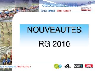 NOUVEAUTES RG 2010