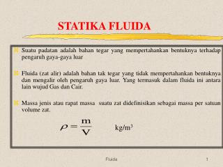 STATIKA FLUIDA