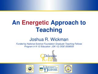 An Energetic Approach to Teaching