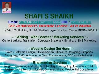 SHAFI S SHAIKH