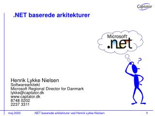 .NET baserede arkitekturer