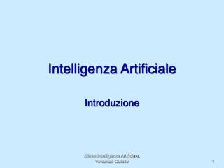 Intelligenza Artificiale