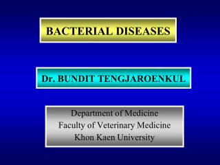 BACTERIAL DISEASES